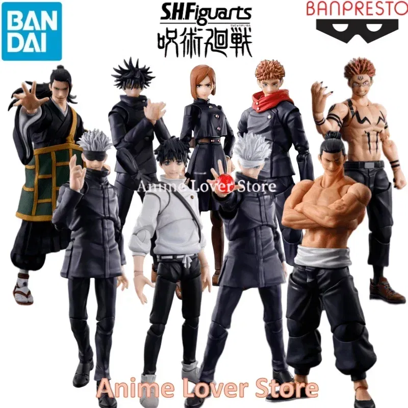 Color: GRAY, Size: Other - Bandai Original SHFiguarts SHF Jujutsu Kaisen Todo Aoi Satoru Gojo Itadori Yuji Fushiguro Megumi Ryomen Sukuna Anime Figures Toy