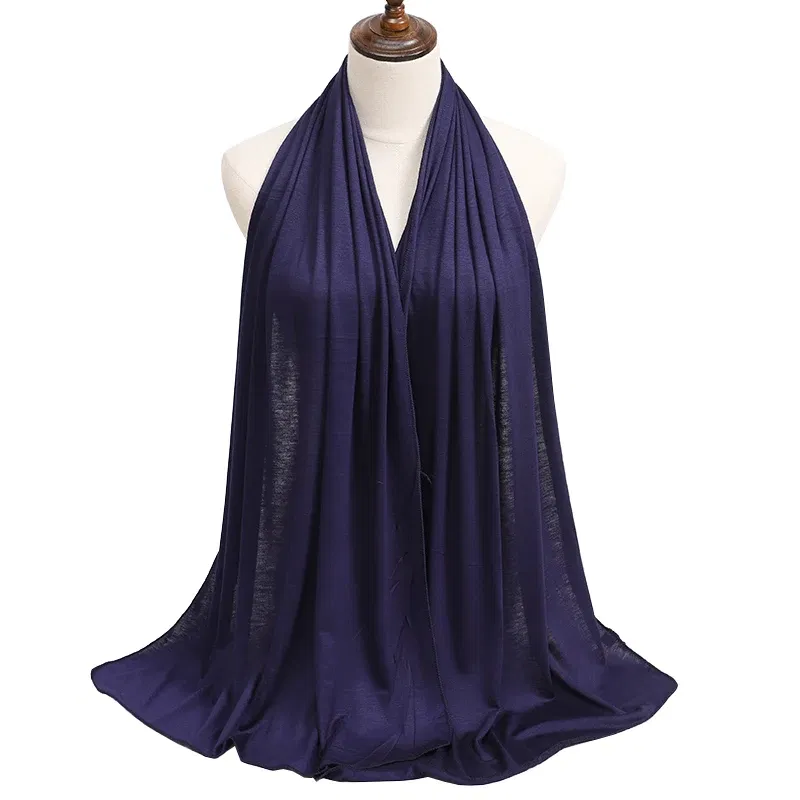 Color: red brown, Ships From: CHINA - New Jersey Womens Muslim Ramadan Fashion Modal Cotton Jersey Hijab Womens High Quality Solid Color Soft Hijab Long African Scarf