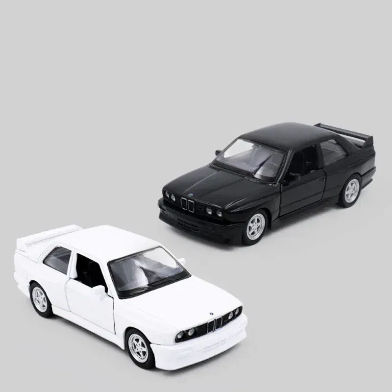 Color: Red - 1:36 BMW M3 E30 1987 Porsche 911 Turbo Audi Quattro Metal Toy Alloy Car Diecasts & Toy Vehicles Car Model Model Car For Children