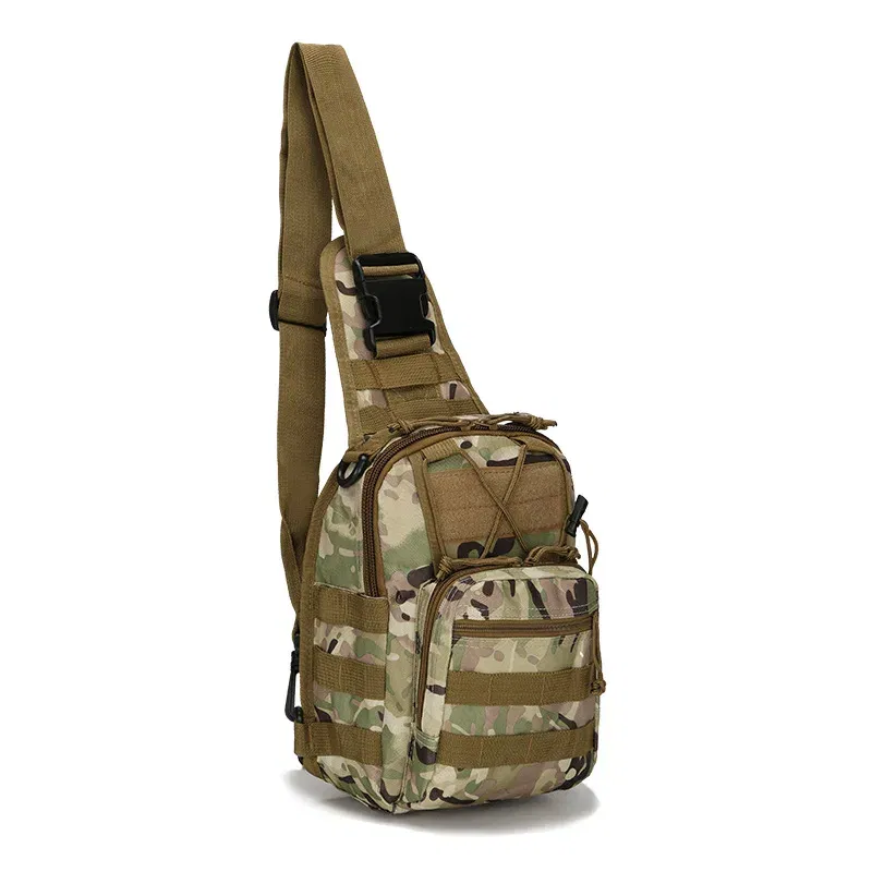Color: Khaki - 2024 New Hiking Backpack Sports Climbing Tactical Backpack Camping Hunting Backpack Outdoor Fishing Shoulder Bag