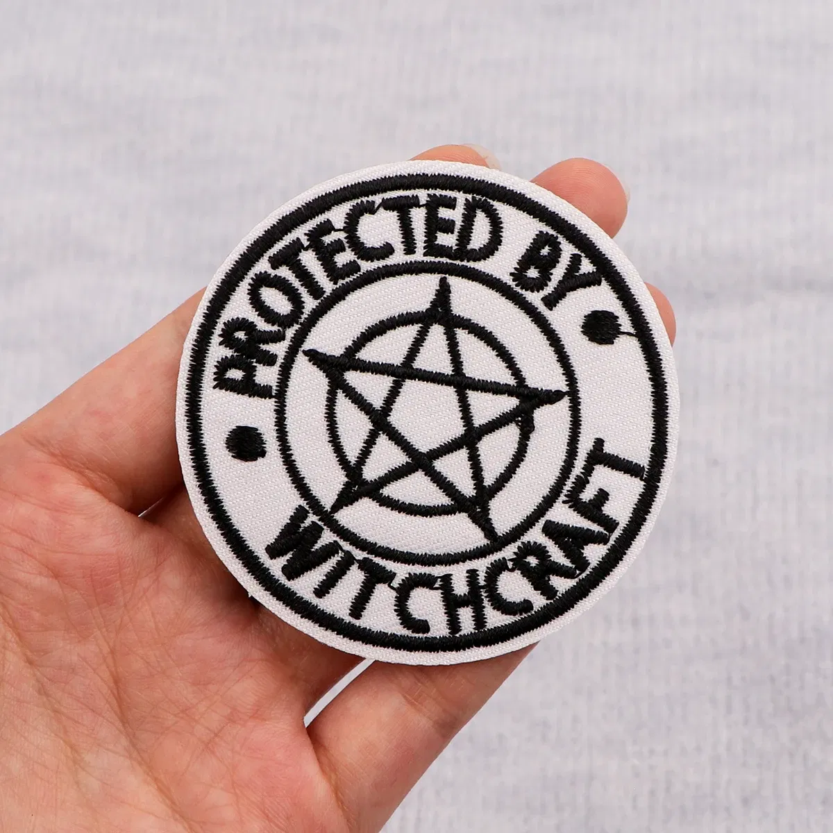 Witch Embroidery Patch Halloween Iron On Patches For Clothing Tarot Thermoadhesive Patches On Clothes DIY Sew Badges