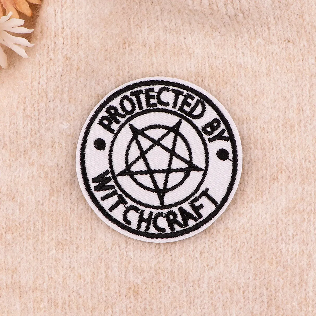 Witch Embroidery Patch Halloween Iron On Patches For Clothing Tarot Thermoadhesive Patches On Clothes DIY Sew Badges