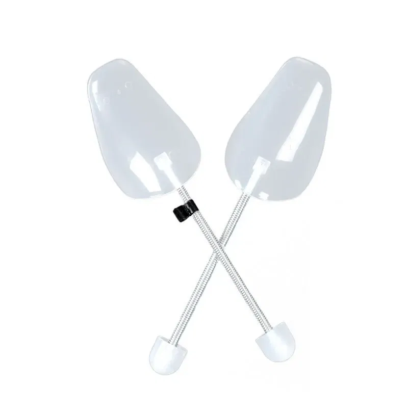 Color: Silver - 1Pair Spring-loaded qualitative shoe stretcher Anti-deformation Inner support Shoes expander Shaping Anti Wrinkle Shoe Lasts