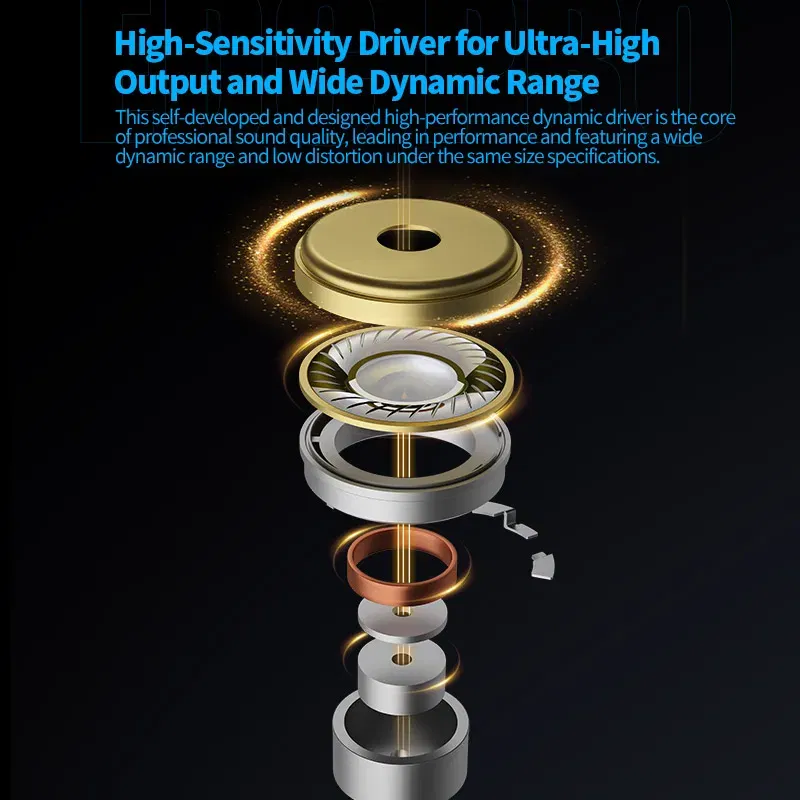 Color: black - KZ EDC PRO upgraded high-quality dynamic HIFI in ear interchangeable cable wired motion noise cancelling headphones