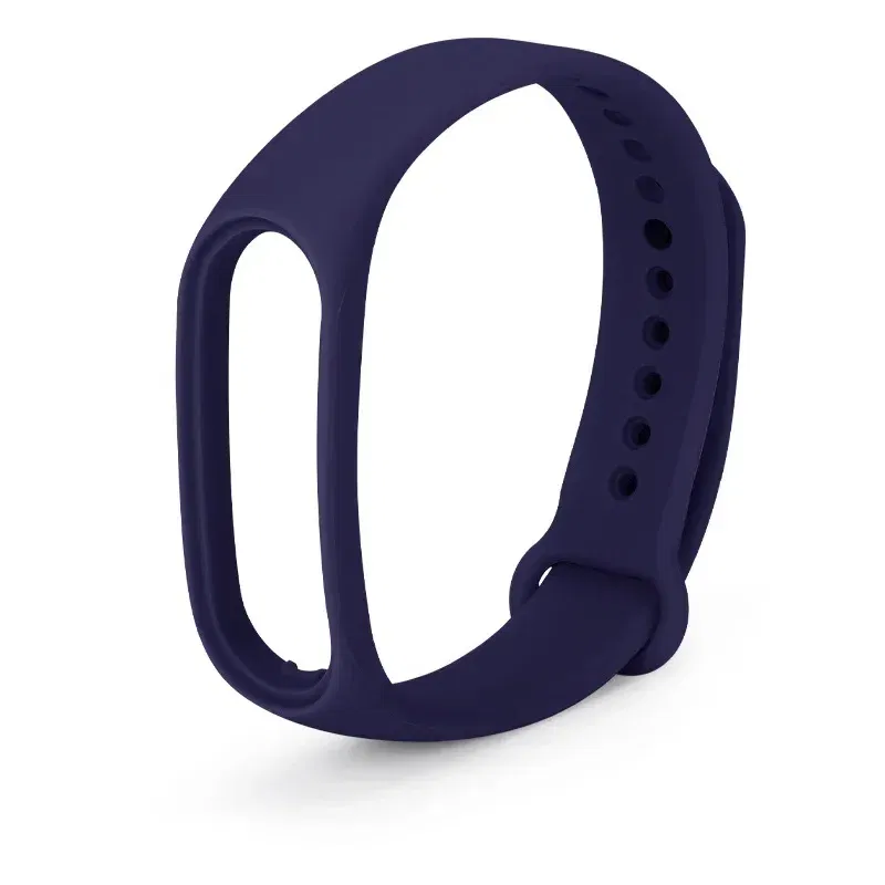 Band Color: Blue, Band Width: 18mm, Ships From: CHINA - Silicone Watch Strap For Xiaomi Mi Band 7 6 5 4 3 Wristband Bracelet Wrist Straps MiBand 3/4 band5 band6 Smartwatch Accessories