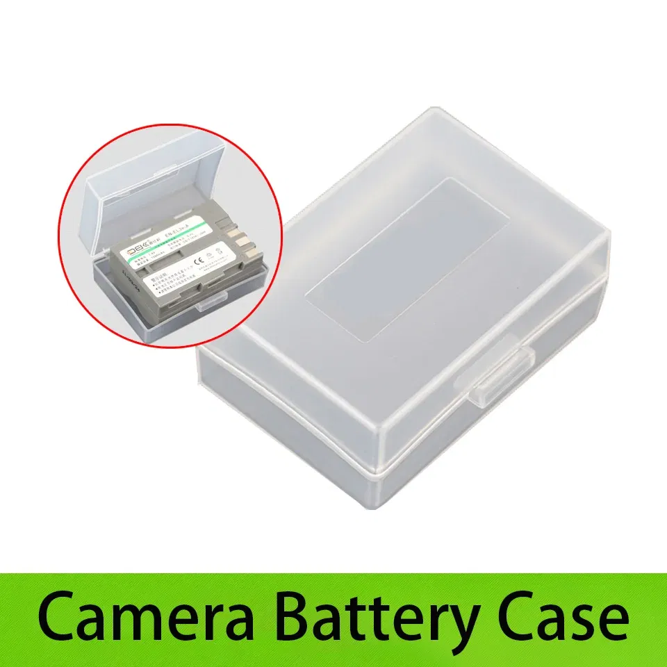 Color: black - Camera Battery Box Storage Case Protector for LP-E8 LP-E5 NB-10L NB-7L EN-EL9 EN-EL14 PSP CRV3 EL3E EN-EL15 LP-E6 BP-511A LI90