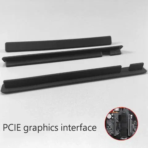 Color: Red - Slot Dust Plug Desktop Board Dust Plug Silicone Interface Case Anti-Oxidation Rust Motherboard Anti-dust Cover Dustproof Plug