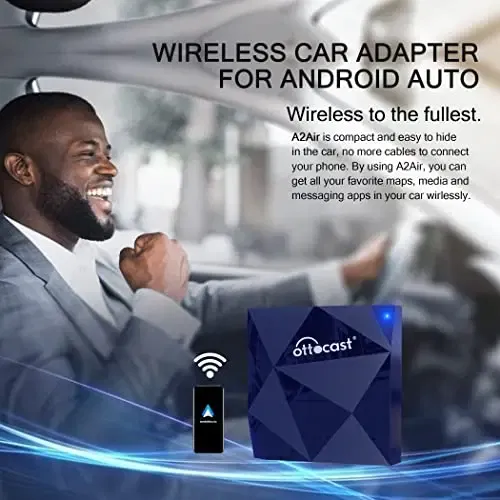 Ships From: CHINA - OTTOCAST A2AIR Wireless Android Auto Dongle For Original Factory Wired Android Auto Car