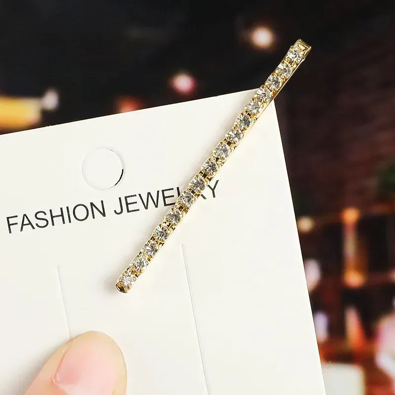 Color: Watermelon red, Ships From: CHINA - 2020 New Elegant Rhinestone Hairpins Women Girls Hair Clips Pin Accessories Hair Ornaments Hairclip Hairgrip Barrettes Headdress