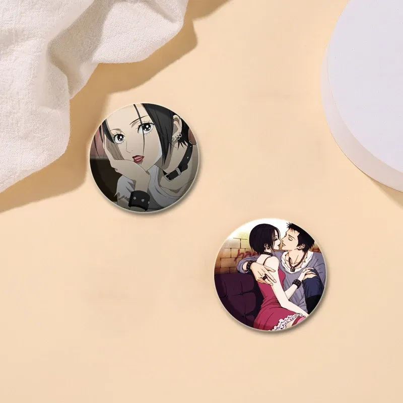 Anime Cartoon Figure Nana Brooches Cosplay Exquisit Badge for Collar Backpack Hat Accessory Handmade Enamel Pin