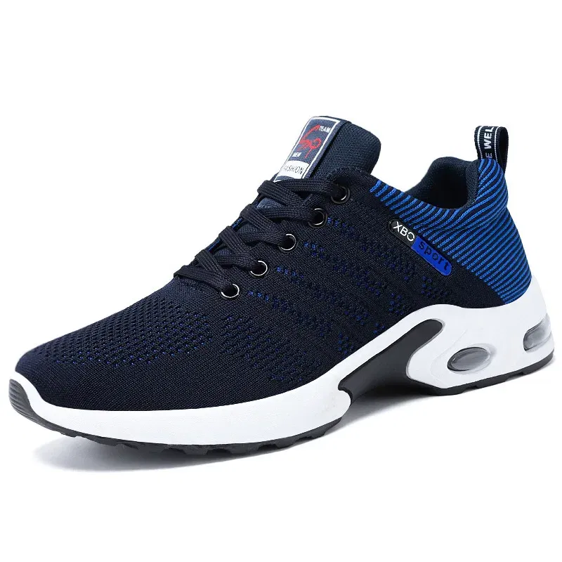 Color: Red, Shoe Size: 45 - sneakers Men 2025 new men's shoes lace-up running shoes Light casual sneakers