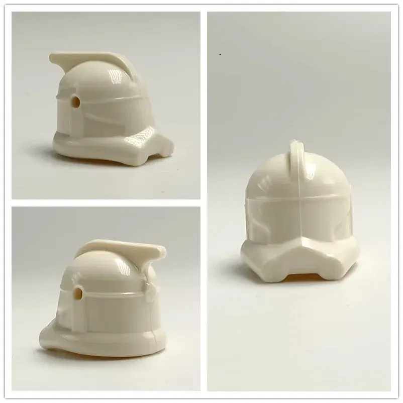 Color: green - 1Pcs Star Wars Clone Trooper Helmet Building Block Mini Action Figure Toys