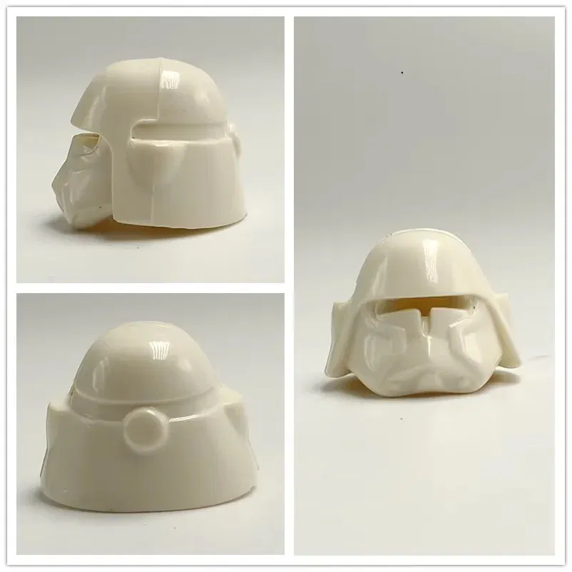 Color: green - 1Pcs Star Wars Clone Trooper Helmet Building Block Mini Action Figure Toys