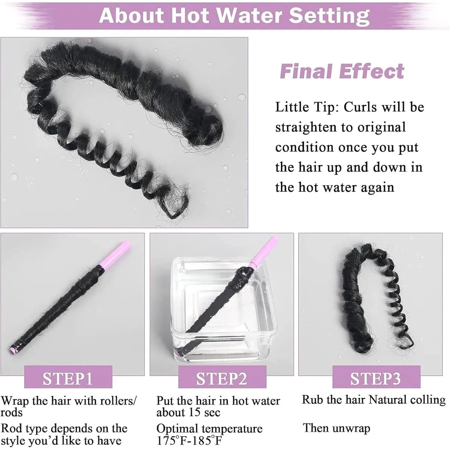 Color: T1/27, Stretched Length: 26inches, Bulk Buy: 3Pcs/Lot - Kanekalon 26inch Hot Water Set Pre Stretched Jumbo Braiding Hair Box Twist Braids Synthetic Hair Extensions For Women Soft Yaki