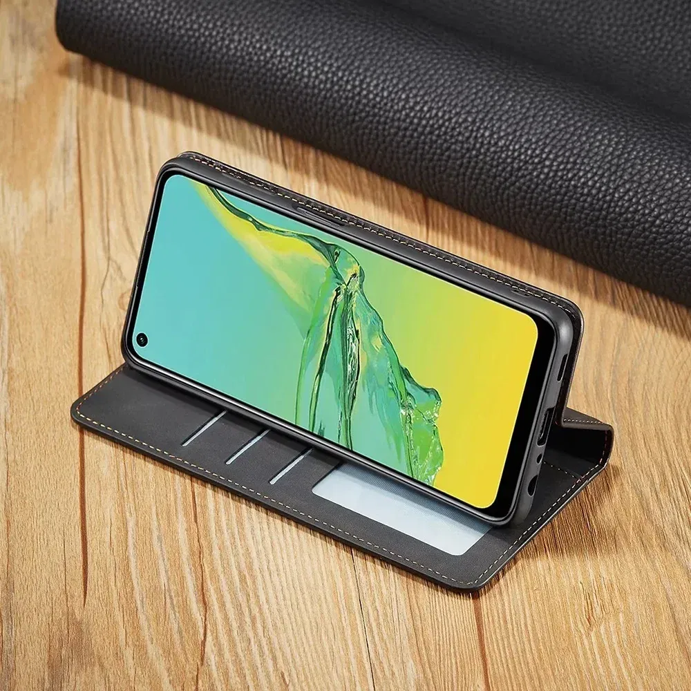 Color: black, Material: PE - Leather Case for Samsung Galaxy A54 A53 A34 A33 A14 A13 A15 A25 A12 A22 A32 A52s A6 A7 A10 A20e A40 A50 A70 A21s A31 A41 A51 A71