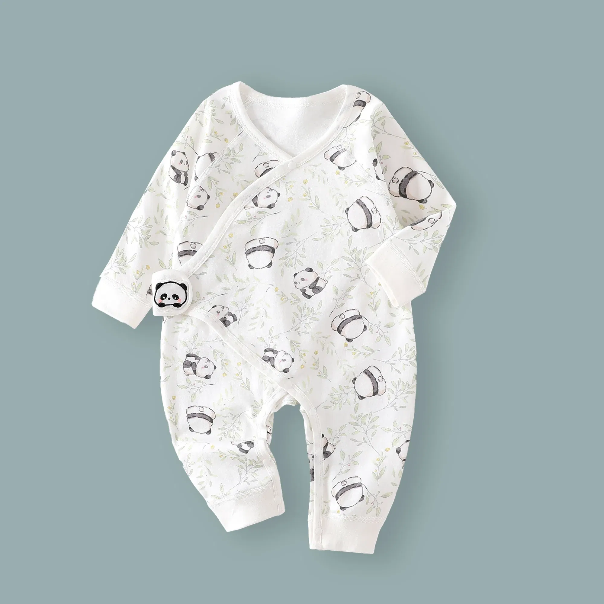 Color: Beige, Kid Size: 6M - AYNIGIELL Spring Autumn Clothing New 0-6M Cotton Newborn Baby Girl Boy Romper Print Infant Jumpsuit Baby's Inner Clothing