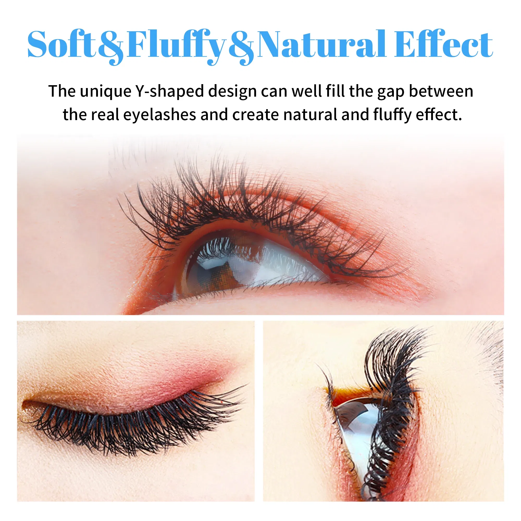 Color: Dark Brown, Curl: D, Thickness: 0.07mm, Length: 17mm, Ships From: CHINA - Gemerry YY Shaped Eyelash Extension Automatic Flowering W Shape Bloom 3D 4D 5D 6D 8D Premade Fans Eyelash Makeup Volume Lashes