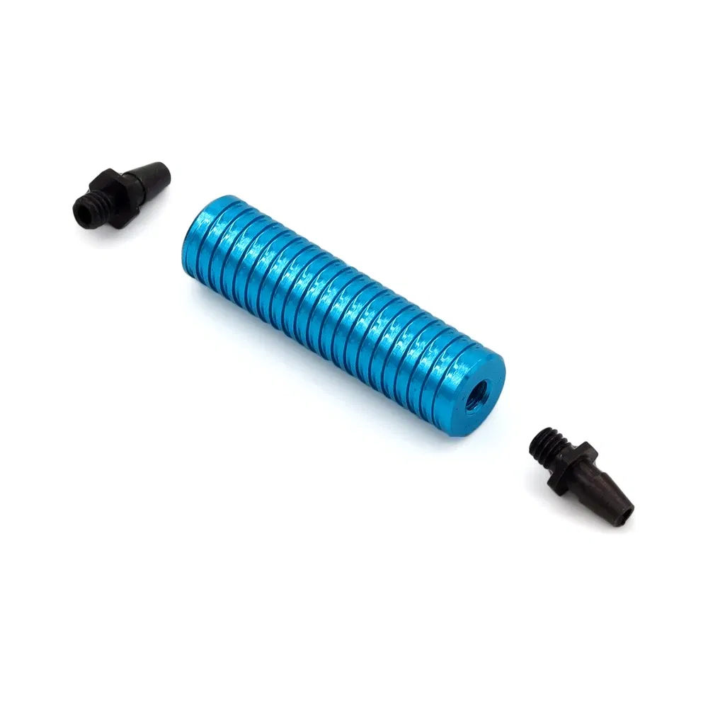 Color: Orange - HSP 80119 Fuel Tank Air Cooler Back Pressure for 1/8 1/10 Model RC Nitro Car Hpi Savage Revo Buggy Nitro Car