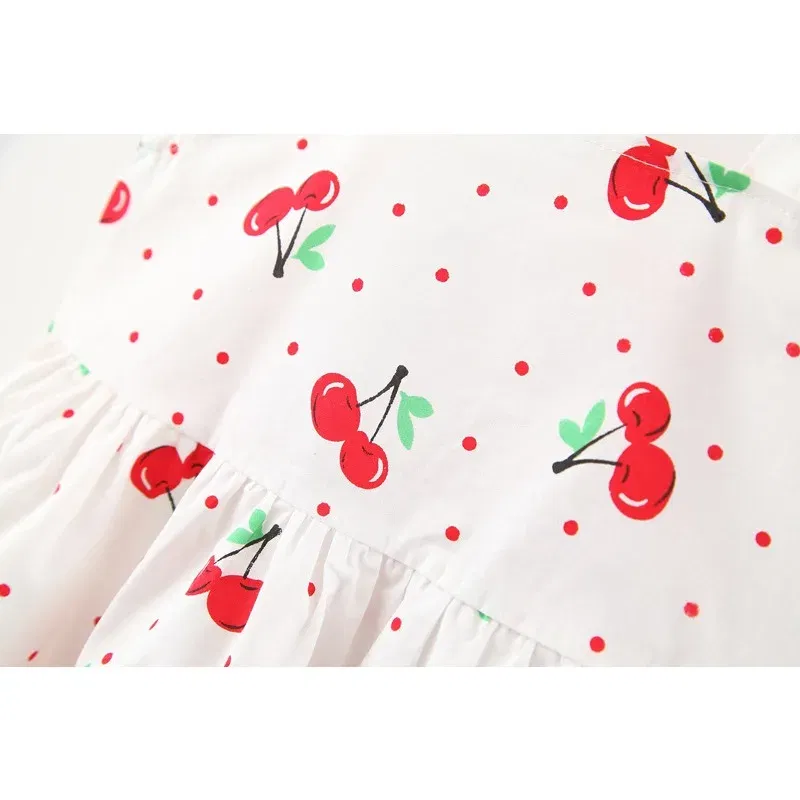 Color: Yellow, Kid Size: 4T - 1Pc Kids Girl Summer Sleeveless Dress Cute Print Bow Casual Dress with Straw Hat