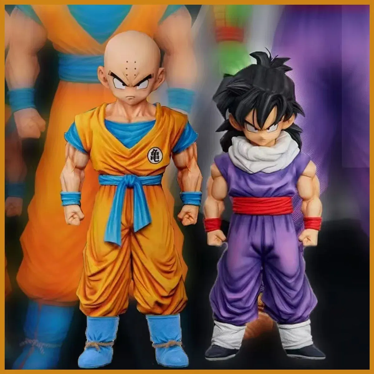 Color: black - Anime Dragon Ball Z Figure Gohan/Krillin Figure Pvc Model Statue Doll Collection Decoration Figurine Model Toys Birthday Gift