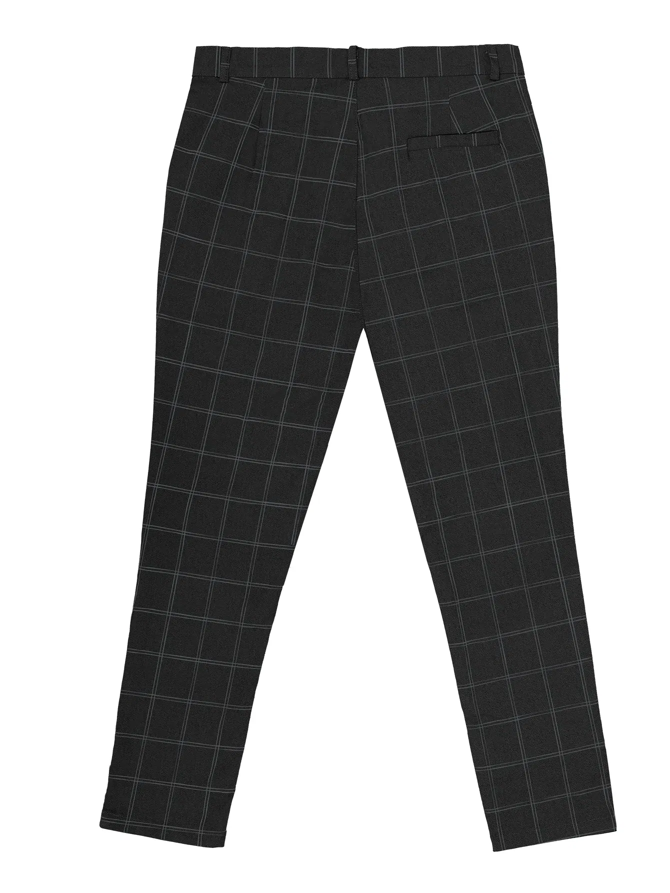 Color: green, Size: XXXL - Checkered Fashion Europe and the United States Style Men's Pants Business Casual Travel Slim Pants Comfortable and Versatile
