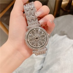 Luxury Luminescence Diamond Rotation Watch for Women