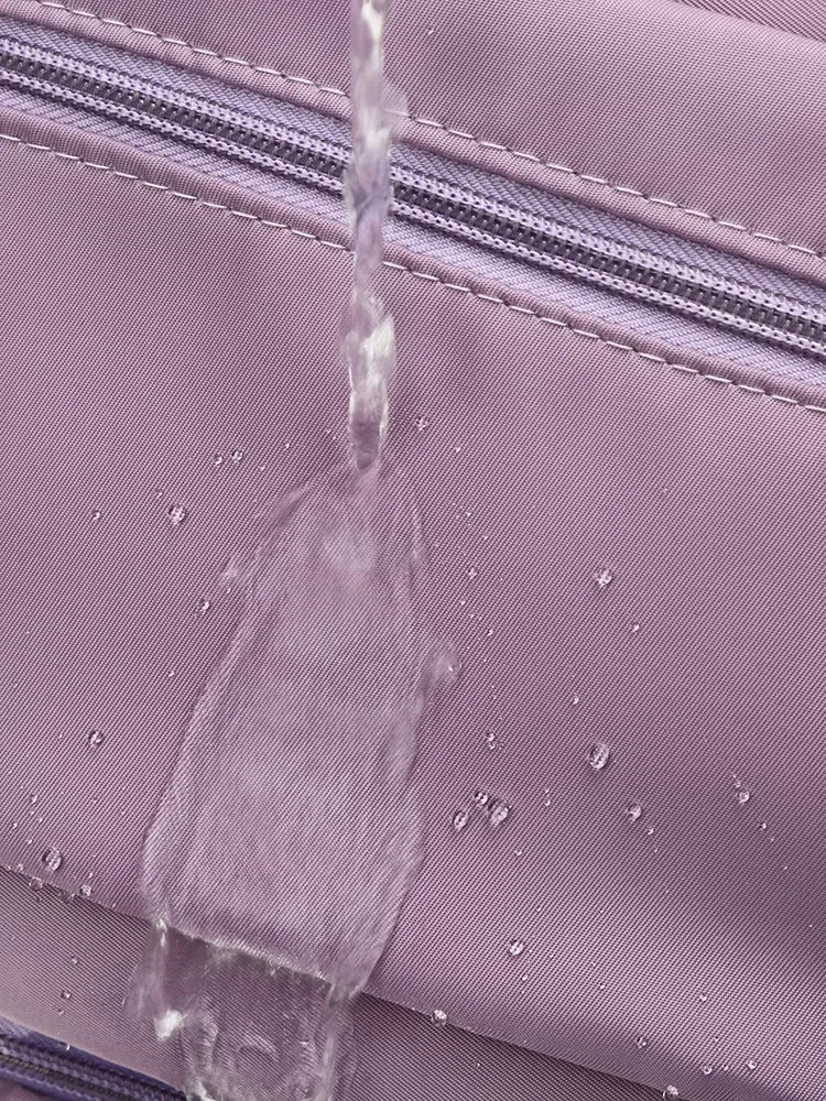 Color: Lavender - UNIXINU Carry On Travel Duffle Bag Nylon Waterproof Sports Gym Tote Bags for Women Large Capacity Storage Luggage Handbag