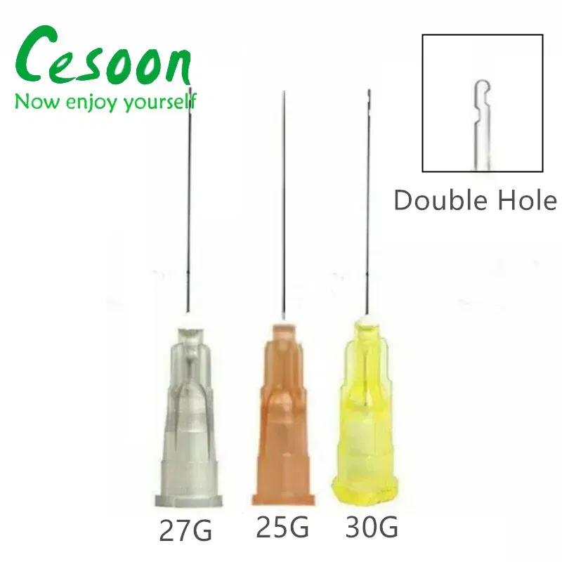 Color: Light  Blue - 100Pcs/Pack Endo Irrigation Needle Dental Root Canal Rinsing End-Closed Side Hole Endodontic Flushing Cannula 0.3 0.4 0.5MM