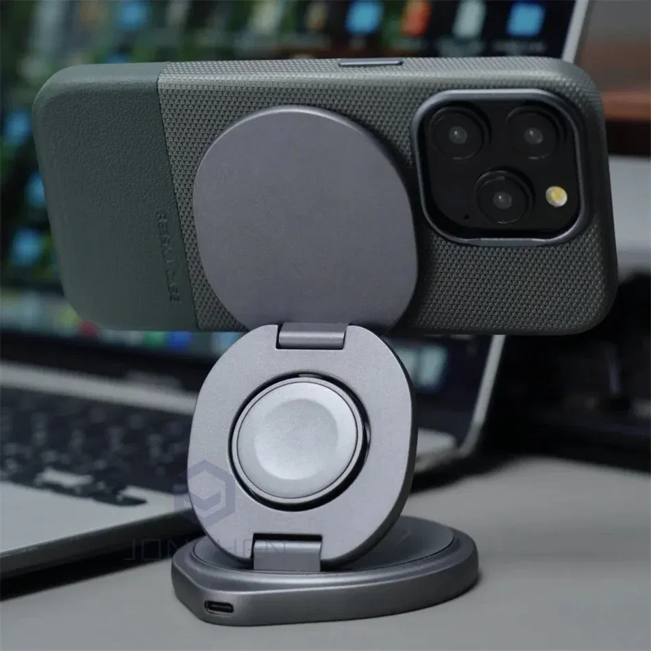 Color: black, Material: leather - Luxury Hit Color Wireless Charge For MagSafe Premium Leather Case For iPhone 16 Plus 15 14 13 Pro Max Alloy Len Shockproof Cover