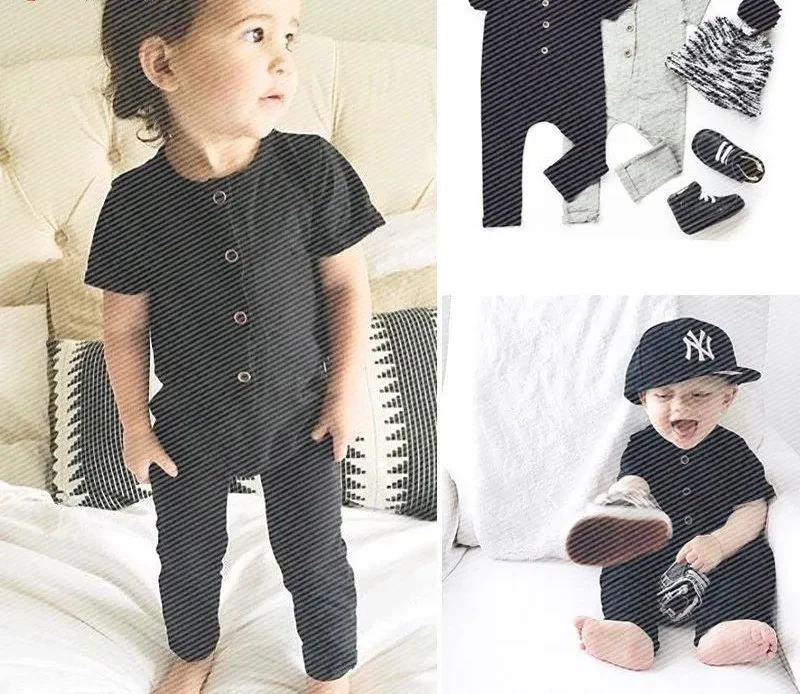 Baby Boy Knitted Romper