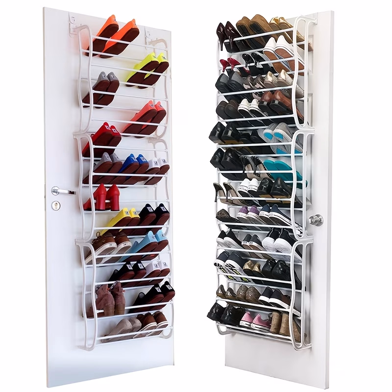 Multi-Functional Hanging Shoe Rack for Behind The Door – Space-Saving Shoe Organizer