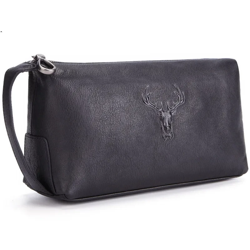 Mens Leather Toiletry Bag