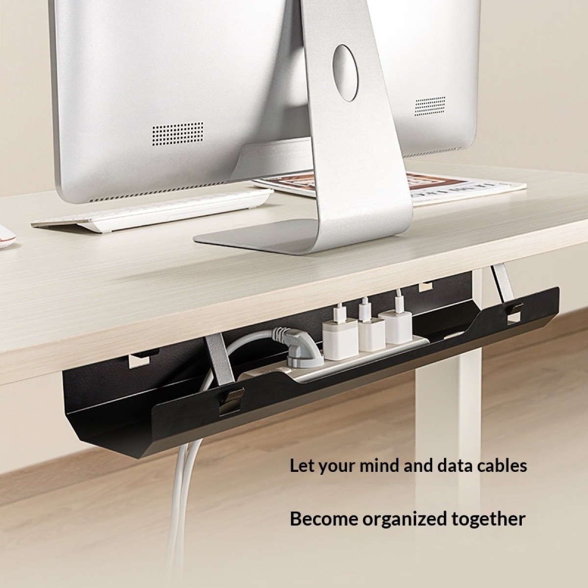 Desk Cable Management Tray