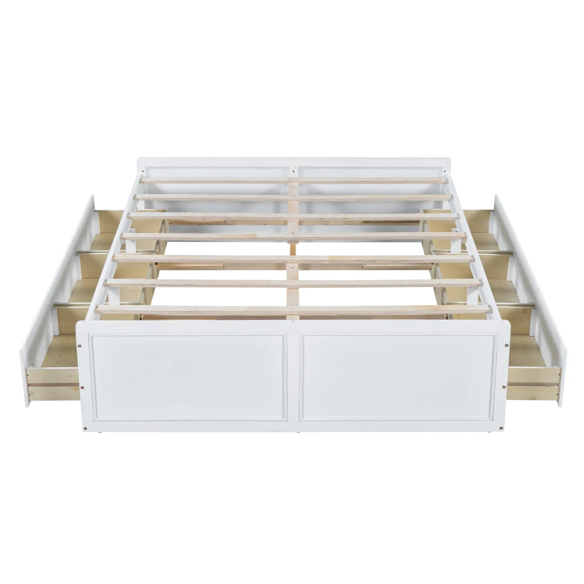 Queen Bed Frame with Drawers