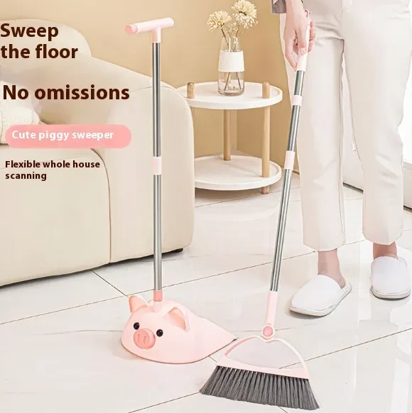 Plastic Broom Set