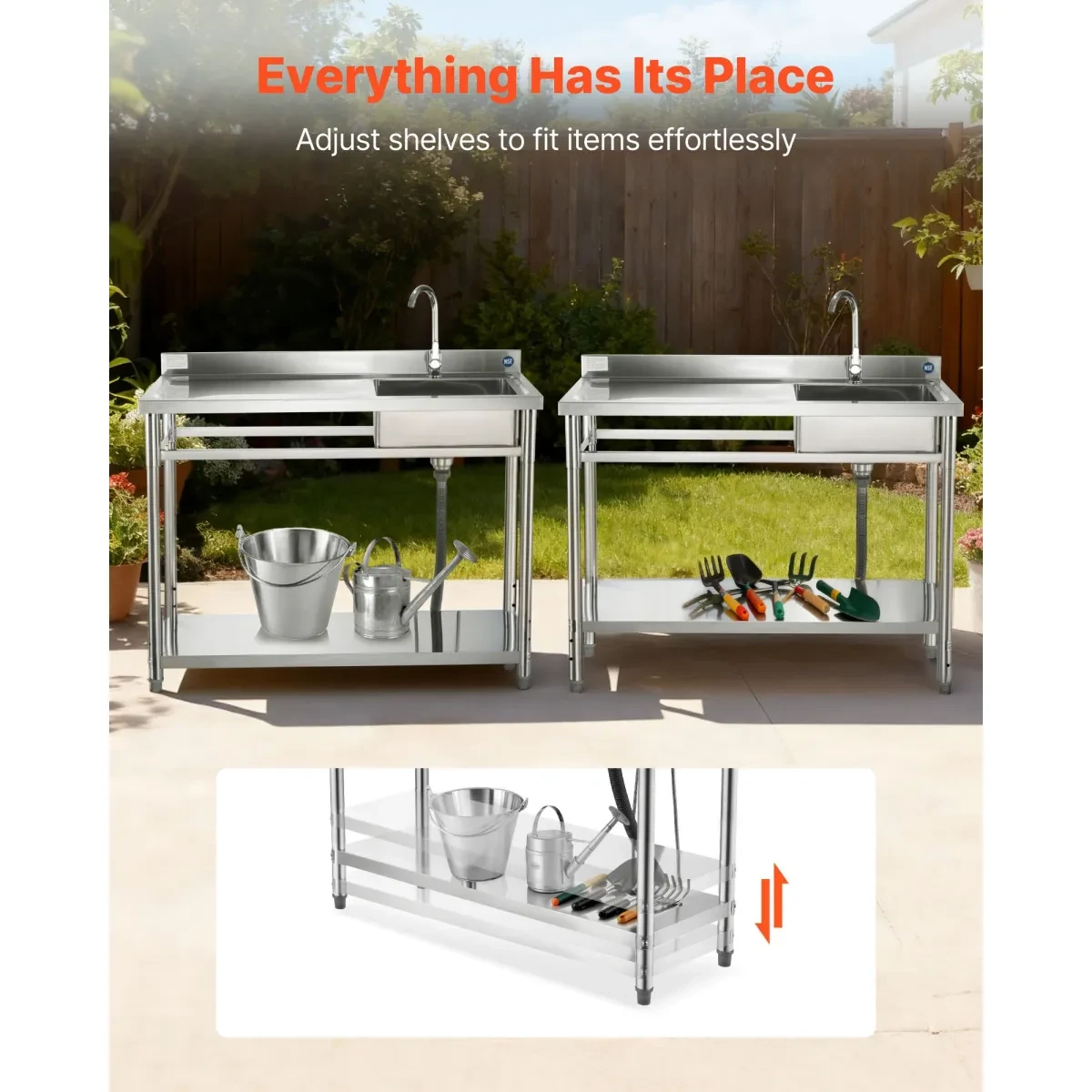 Stainless Kitchen Bench