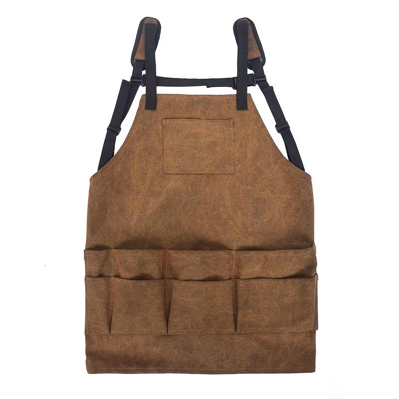 Work Apron with Tool Pockets – Ideal for Workshop, Gardening, and Storage