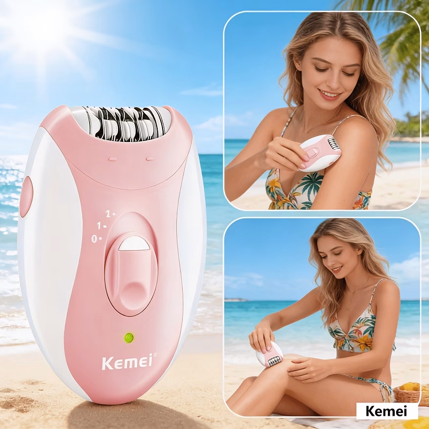 KEMEI Hair Removal Machine KM-189B – Fashionable Electric Depilator and Intimate Trimmer