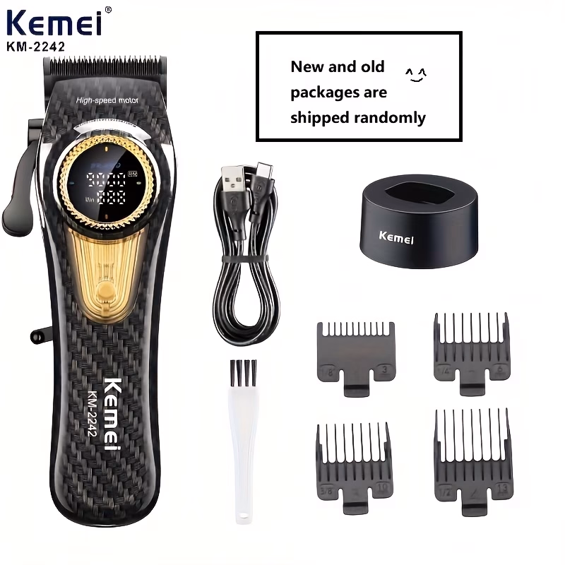 KEMEI New High-End Hair Clipper – Stylish and Professional Design