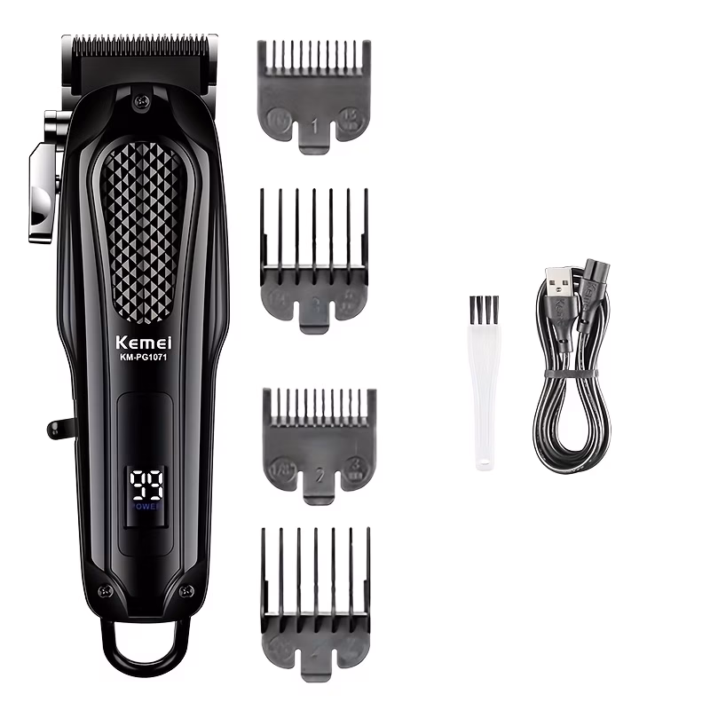 KEMEI Professional Hair Clipper Electric Scissors PG1071 Series – High-Carbon Steel Blades