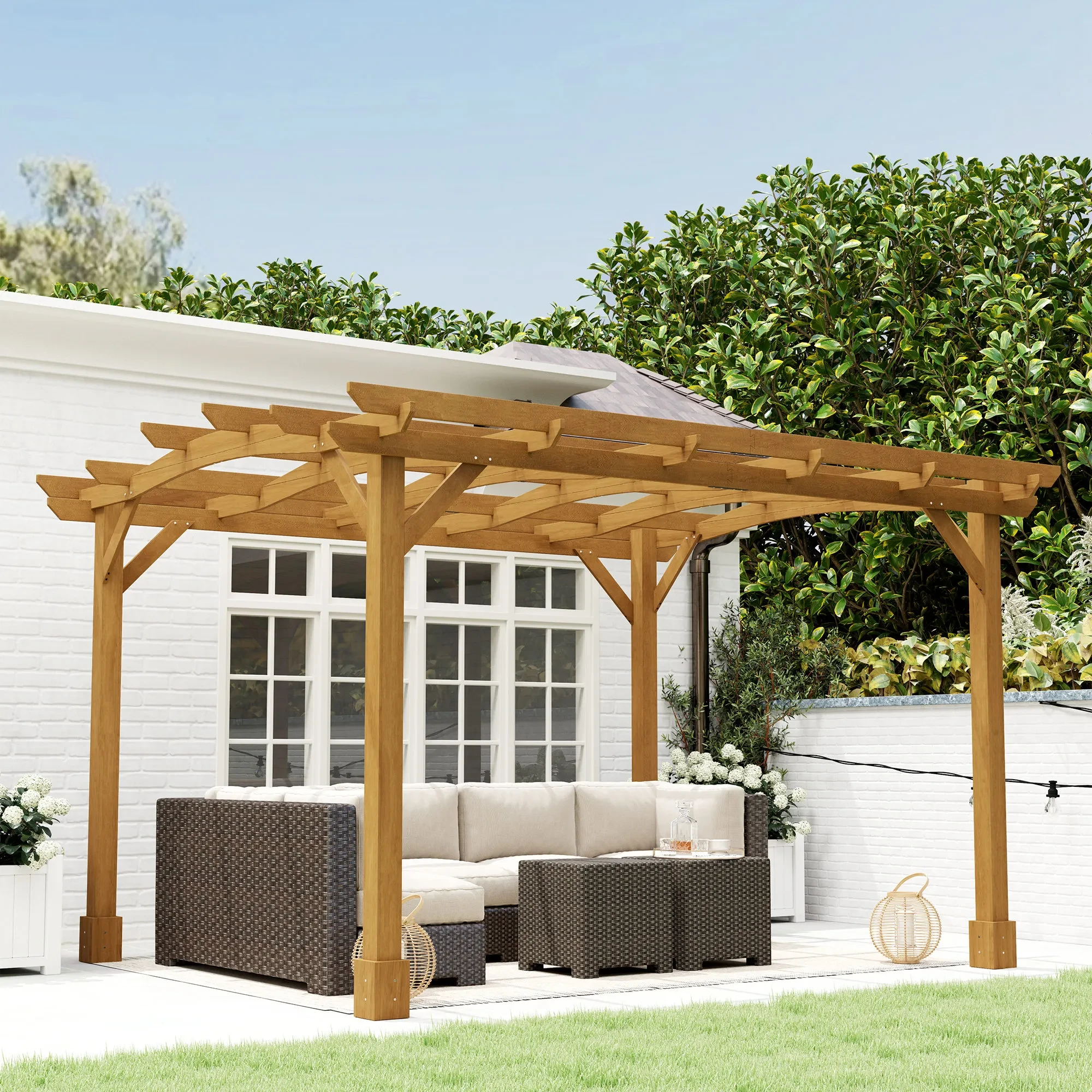 Louvered Roof Pergola