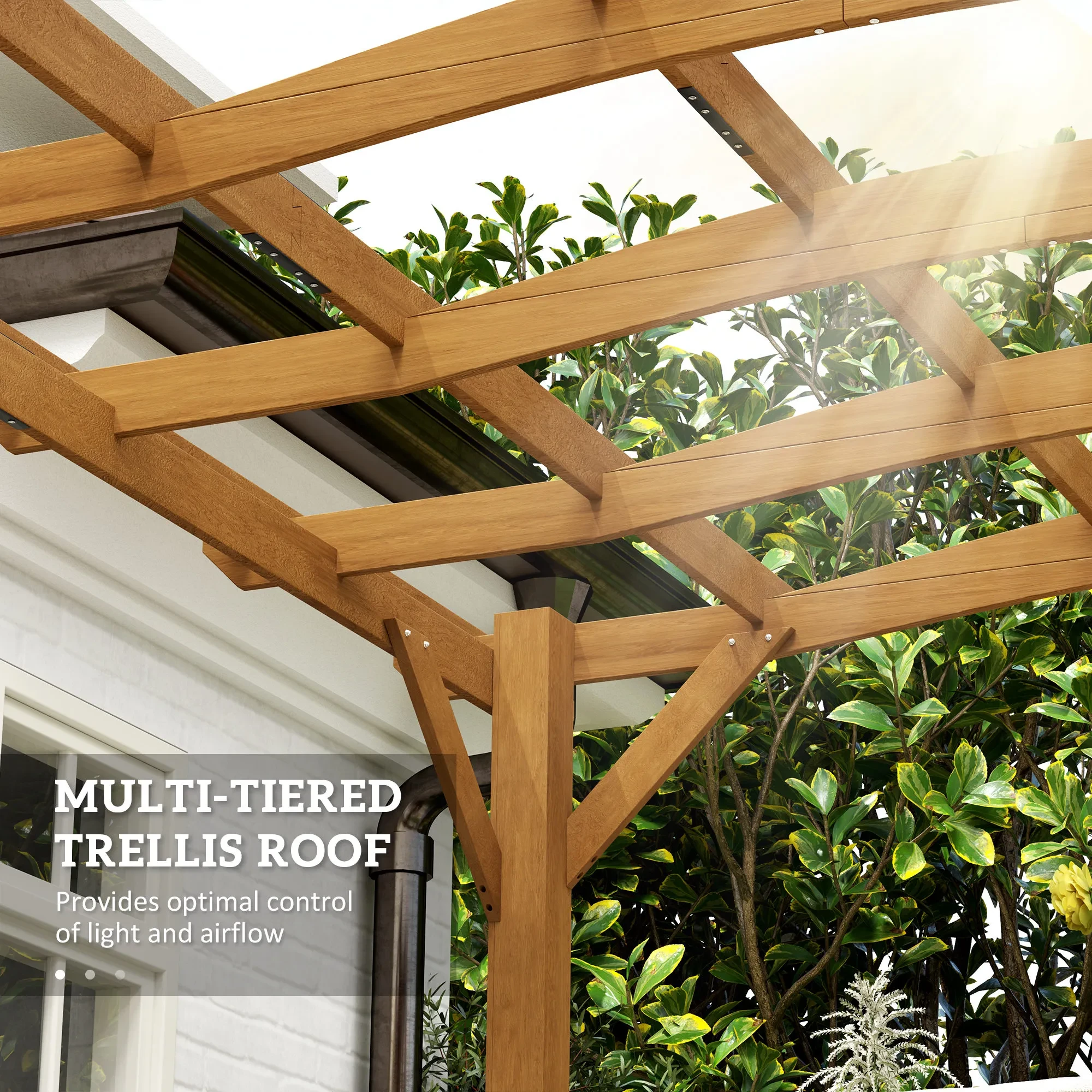 Louvered Roof Pergola