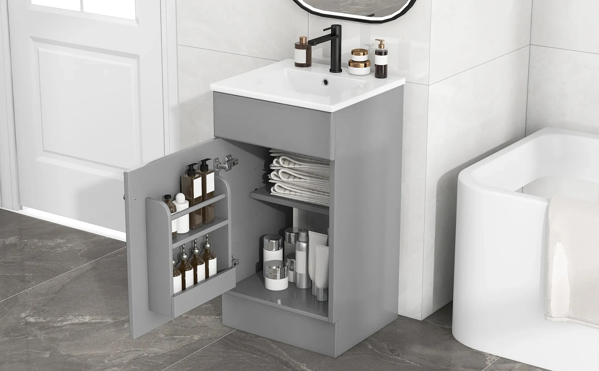 Tiny Bathroom Vanity