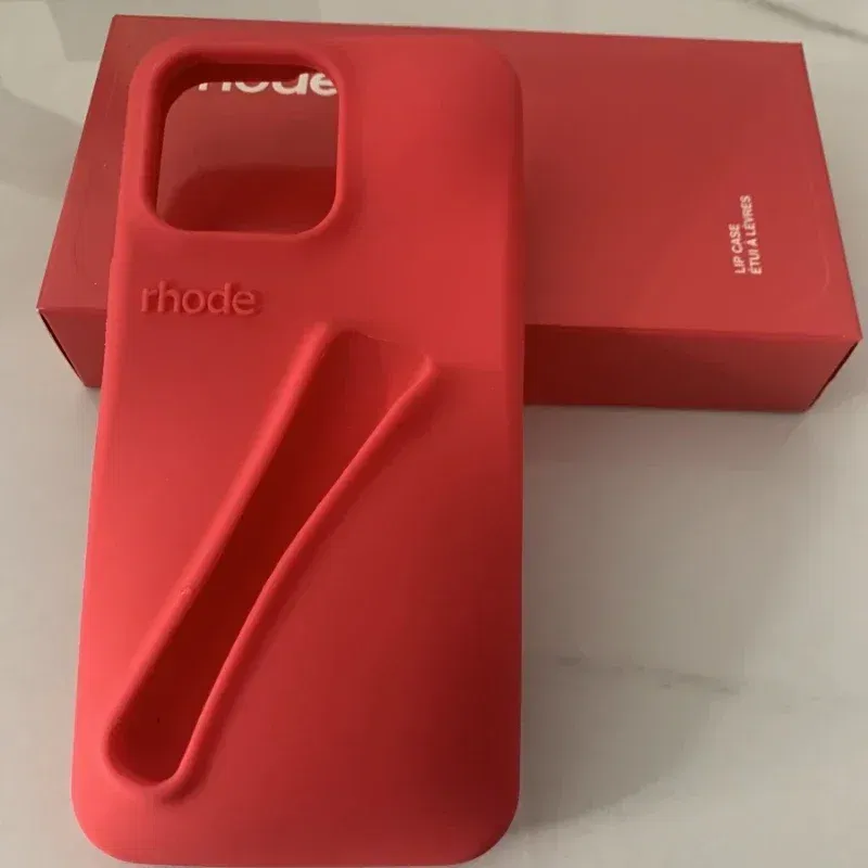 Color: Red, Material: Microfiber - Lipstick Soft Silicone DIY Rhode Phone Case for IPhone 16 Pro Max 16Pro 16Plus Portable Lip Gloss Holder Ins Hot Cover