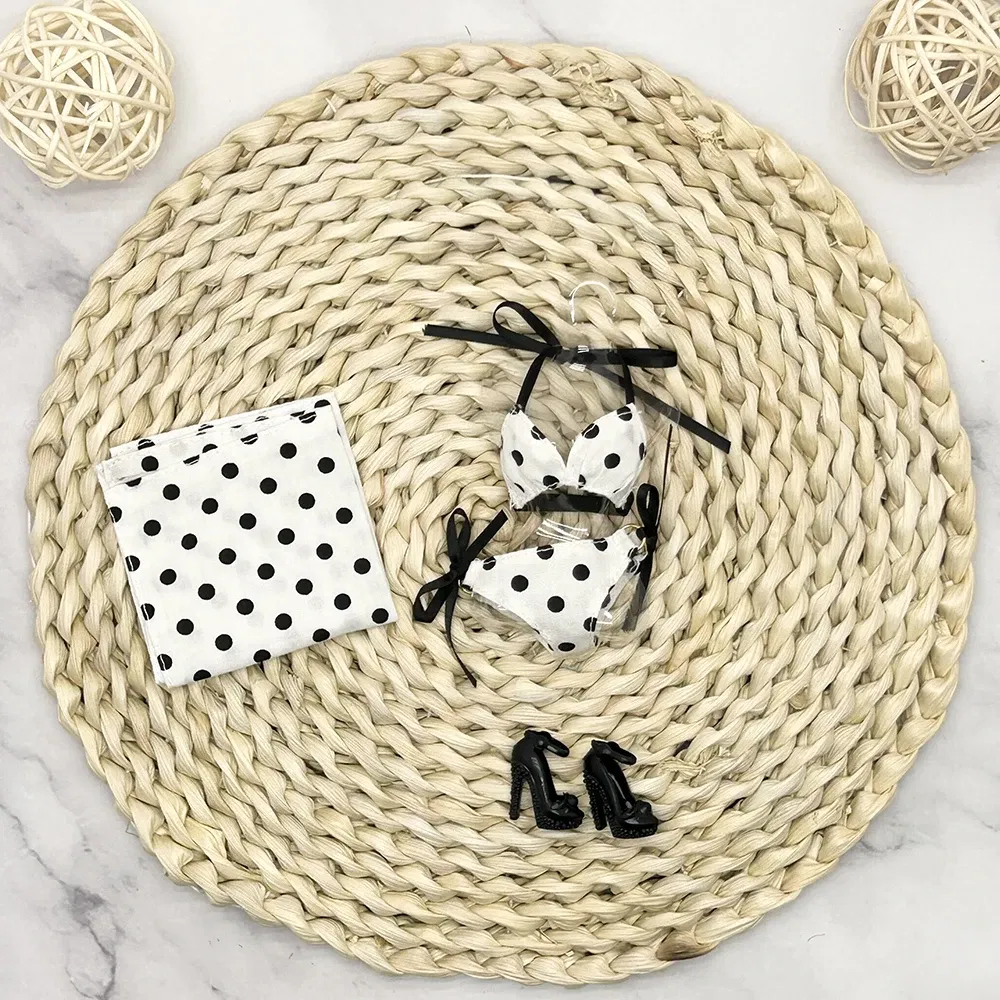 Color: light green, Size: One Size - Supermodel Doll Clothes Suit European Fashion Beach Vacation Series Accessories Set Princess Dress DIY Limited Collection Gifts