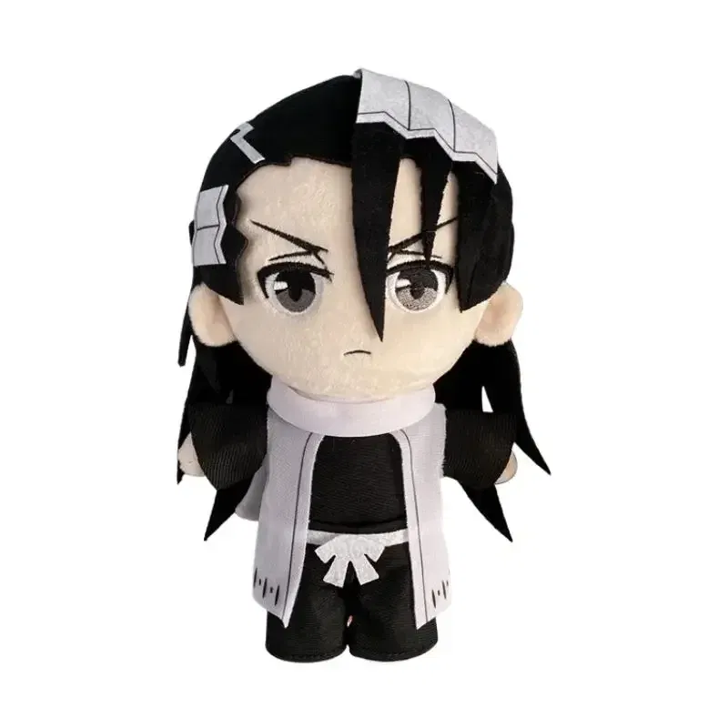 Color: black - Anime BLEACH Plush Toy Kuchiki Byakuya Kurosaki ichigo Aizen Sousuke Zaraki Rukia Ichimaru Gin Stuffed Doll Soft Figure Fan Gift