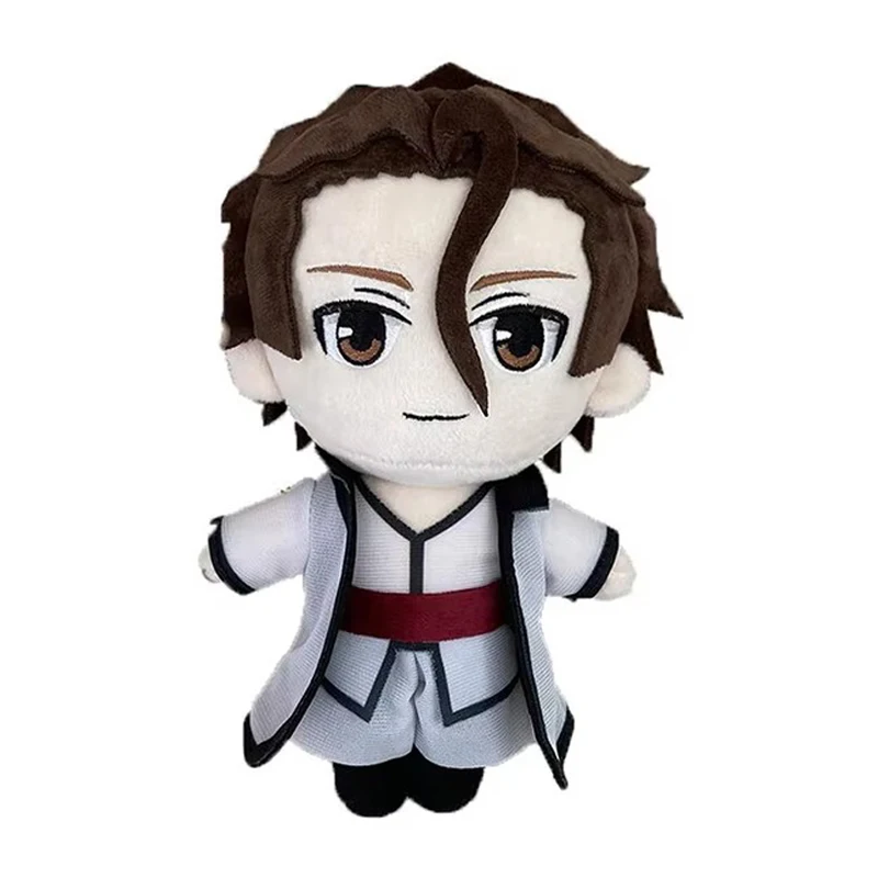 Color: black - Anime BLEACH Plush Toy Kuchiki Byakuya Kurosaki ichigo Aizen Sousuke Zaraki Rukia Ichimaru Gin Stuffed Doll Soft Figure Fan Gift