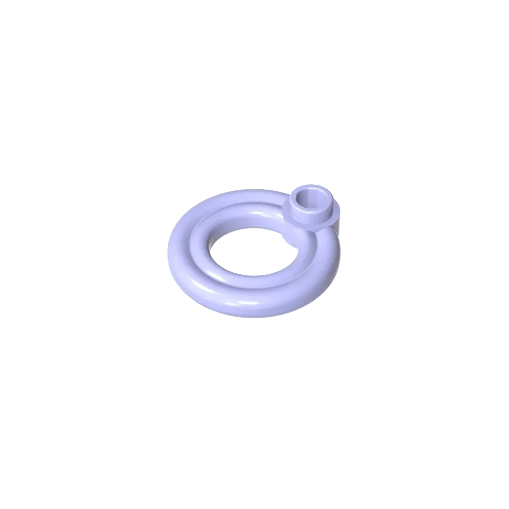 Color: Clear - Gobricks GDS-2052 Equipment Flotation Ring [Life Preserver] compatible with lego 30340 Assembles Building Blocks children's toys