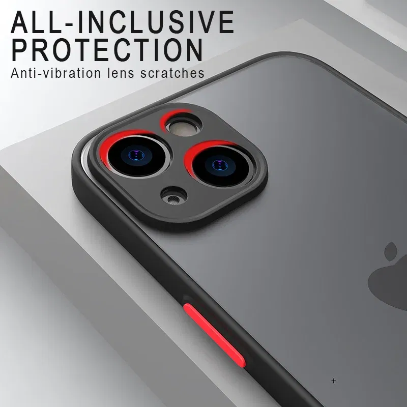 Material: Vinyl, Color: Red - Matte Phone Case for IPhone 13 12 11 14 Pro Max Mini Luxury Soft Silicone Shockproof Case for IPhone X XS Max XR 15 7 8 Plus SE