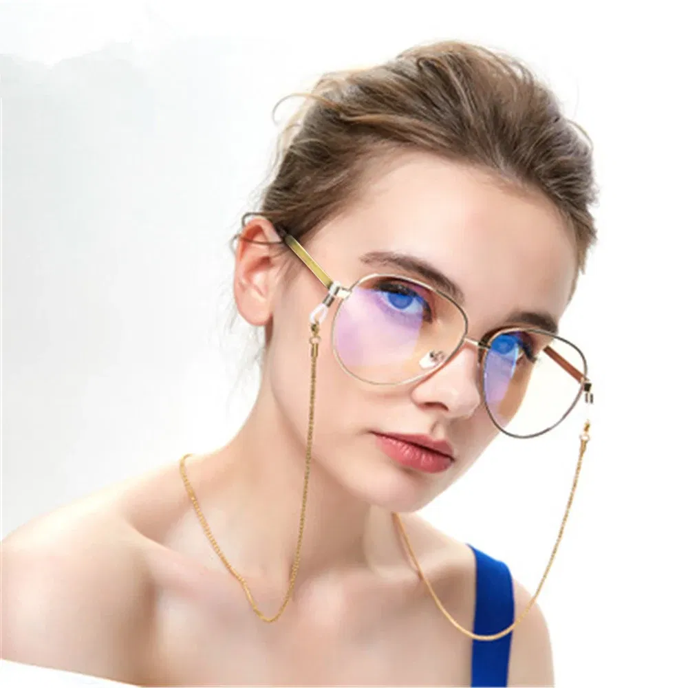 Color: Ivory - New Fashion Women Eyeglass Chain Hollow Star Pearl Beaded Sunglasses Reading Glasses Lanyard Eyewear Holder Neck Strap Rope